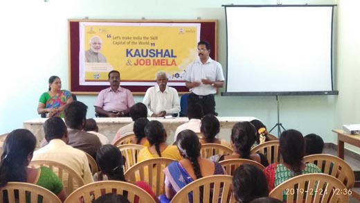 Lecture deilvered by specail guest during Kaushal Mela
